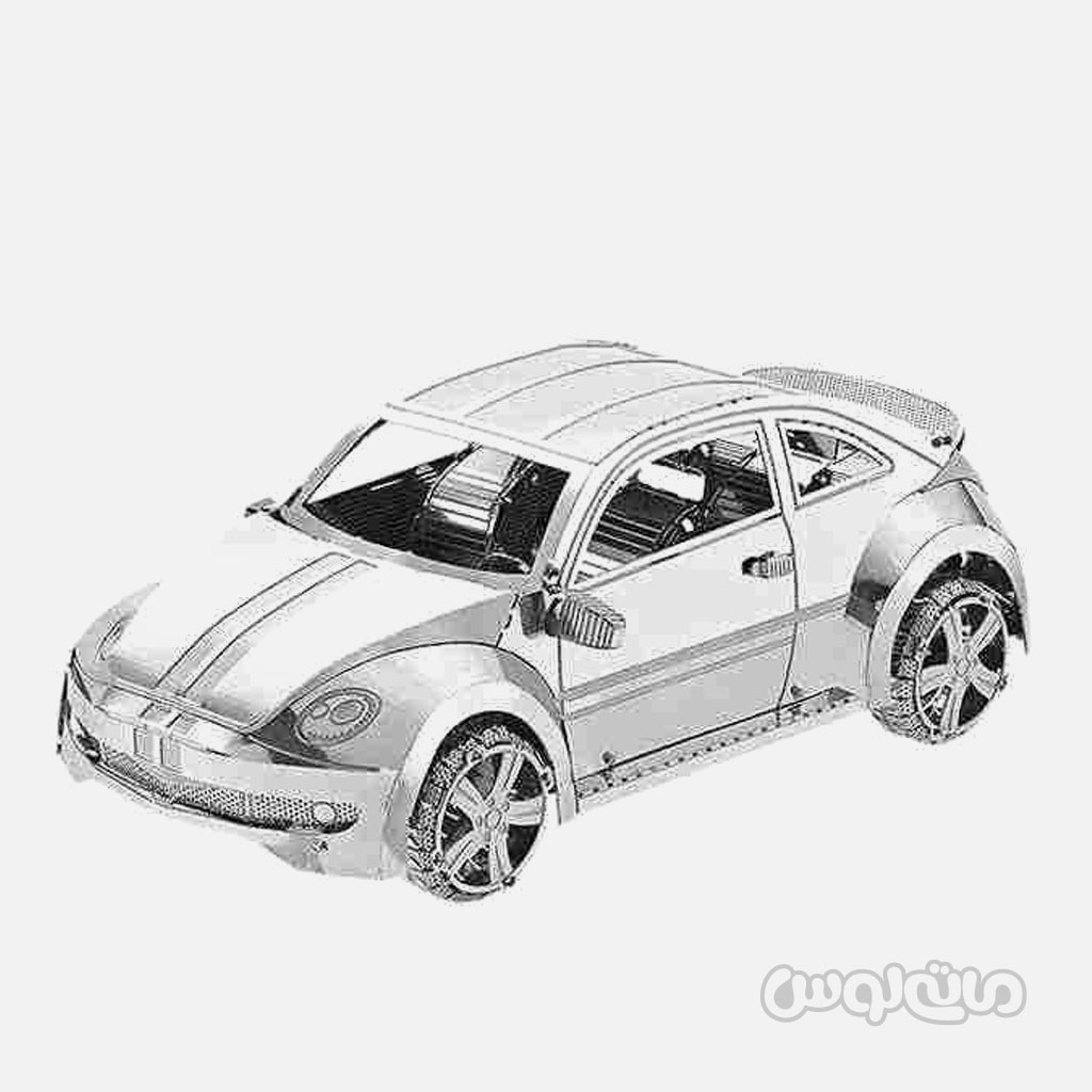 فولکس بيتل سری 3D متال کيت متال ورلد ساختنی