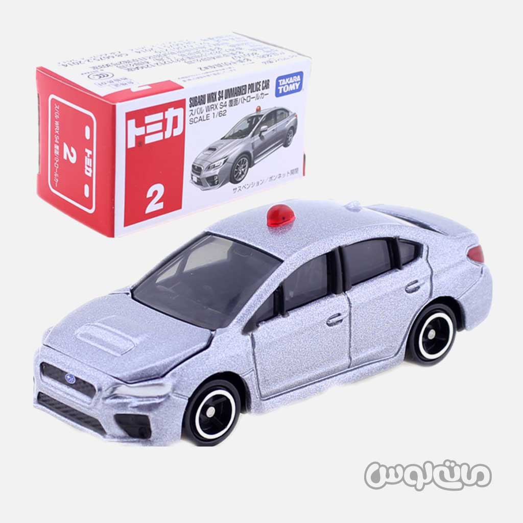 ماشین اسباب بازی ماشین پلیس سوبارو WRX S4 سری 1:62 تامی