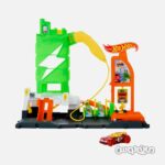 اسباب بازی ايستگاه شارژ ماشين برقي سری هات ويلز متل