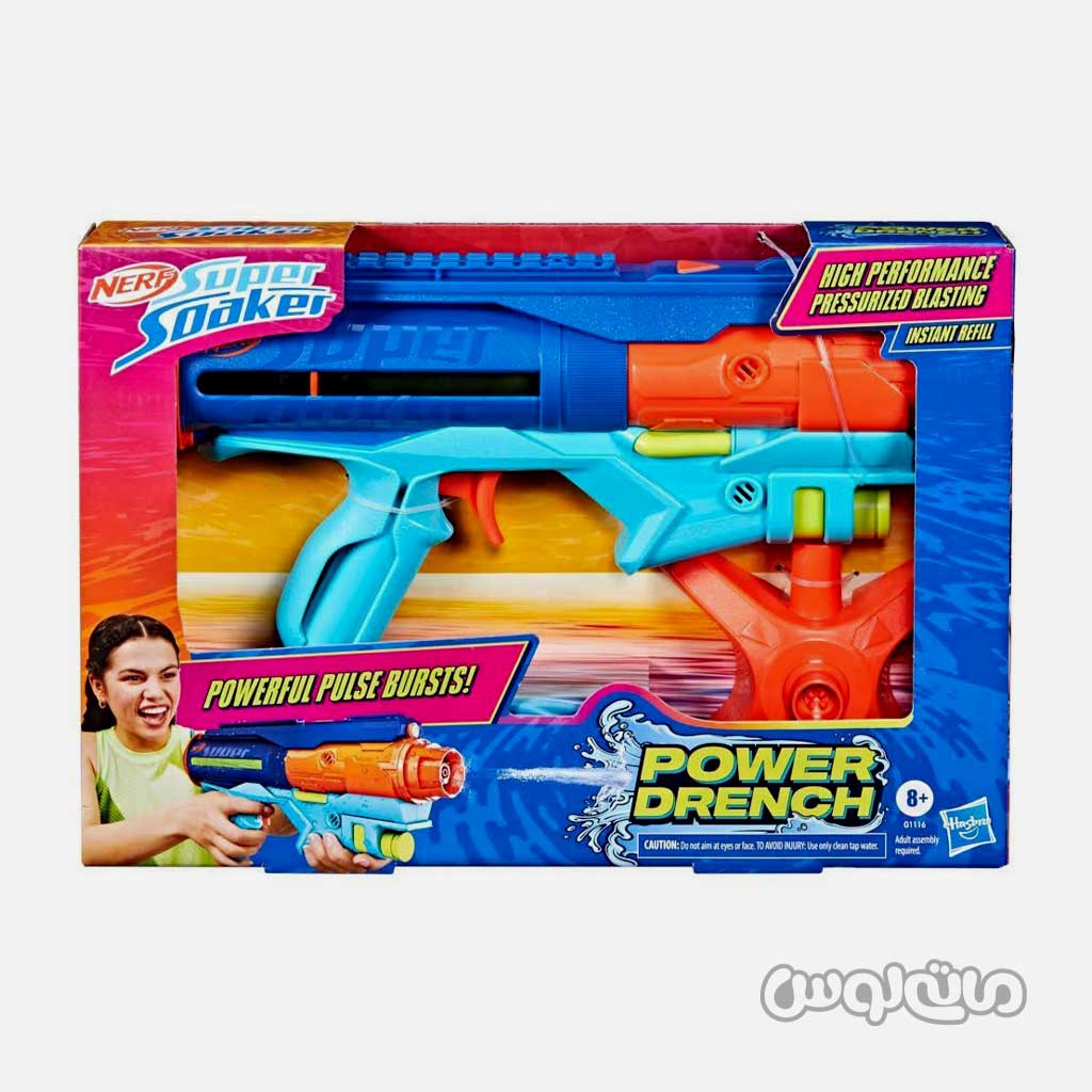 اسباب بازی تفنگ پاور درنچ سری نرف سوپر سوکر هزبرو