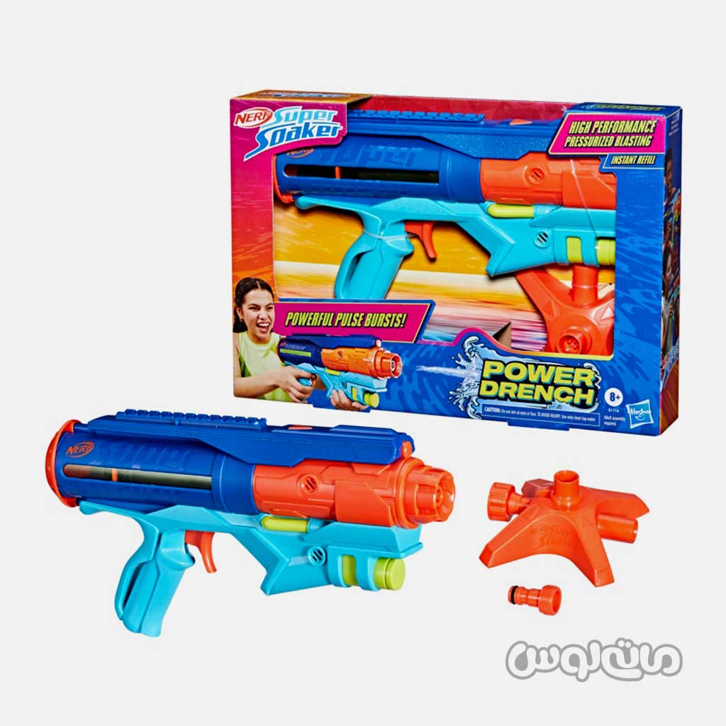 HAS-G1117-3 اسباب بازی تفنگ پاور درنچ بزرگ سری نرف هزبرو