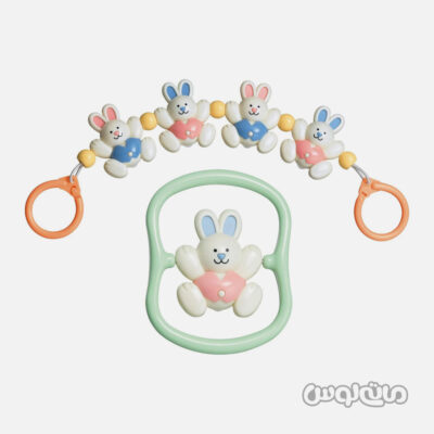 آویز تخت و کریر خرگوش کادویی تولو